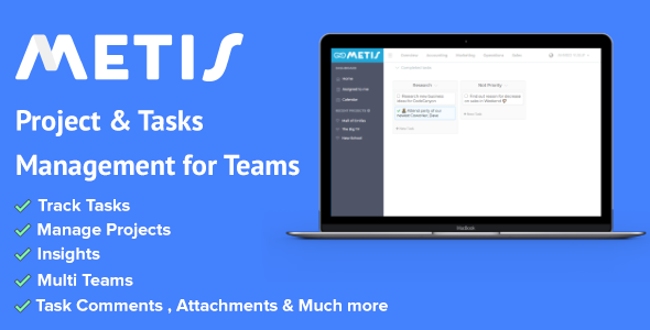 Metis v1.1.2 - Team Collaboration and Project Management Platform » Premium Scripts, Plugins & Mobile
