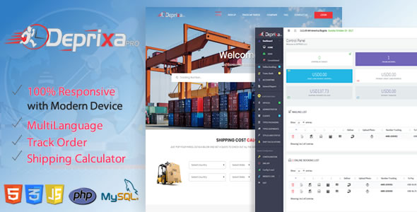 Courier Deprixa Pro v3.2.4 - Integrated Web System » Premium Scripts, Plugins & Mobile