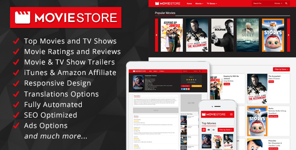 MovieStore v1.1 - Movies and TV Shows Affiliate Script » Premium Scripts, Plugins & Mobile