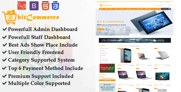 bitCommerce - BitCoin wise Electronic eCommerce Business Platform » Premium Scripts, Plugins & Mobile
