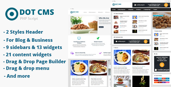 DOT Micro CMS v1.0.1 - PHP Script » Premium Scripts, Plugins & Mobile