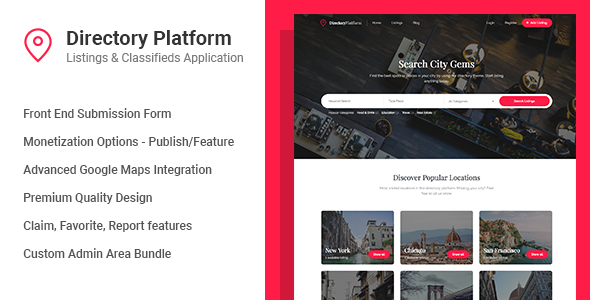 Directory Platform v1.0.8 - Listings & Classifieds &raquo; Premium Scripts, Plugins &amp; Mobile