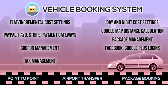DOVBS v2.1 - Digi Online Vehicle Booking System » Premium Scripts, Plugins & Mobile