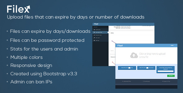 Filex v1.2 - File Uploader with Expiration » Premium Scripts, Plugins & Mobile