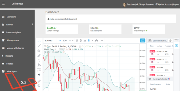 Online Trade - Online trading and cryptocurrency investment system. » Premium Scripts, Plugins & Mobile
