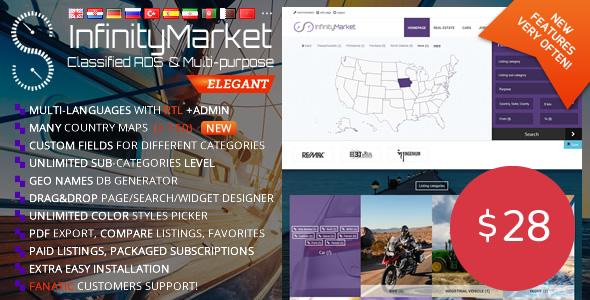 Infinity Market v1.6.4 - Classified Ads Script » Premium Scripts, Plugins & Mobile