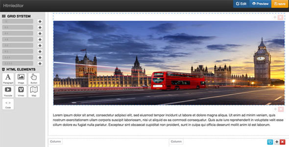 Drag & drop web page html content builder » Premium Scripts, Plugins & Mobile