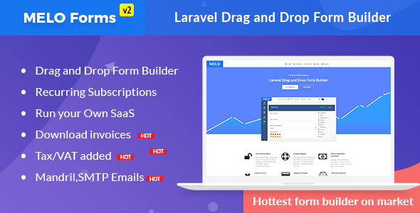MeloForms v2.0 - Laravel Drag and Drop Form Builder Software » Premium Scripts, Plugins & Mobile