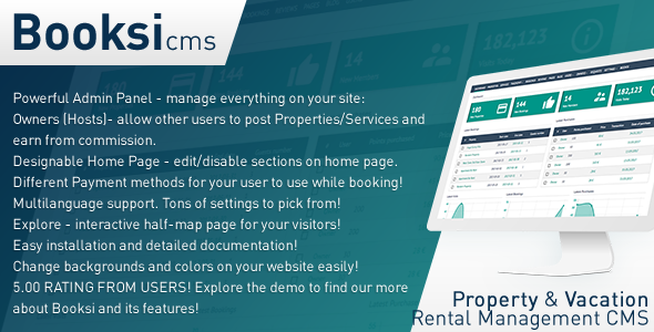 Booksi v1.3 - Property & Vacation Rental Management CMS » Premium Scripts, Plugins & Mobile