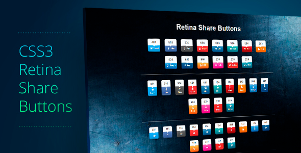 Retina Share Buttons v1.1 » Premium Scripts, Plugins & Mobile