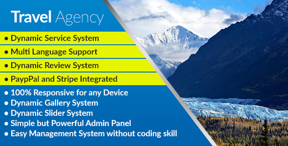 Travel Agency - Responsive Travel Agency Management System with Booking Engine » Premium Scripts, Plugins & Mobile