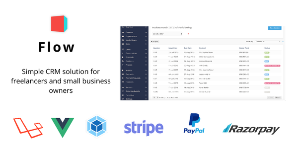 Flow - Simple CRM for Freelancers and Small businesses » Premium Scripts, Plugins & Mobile