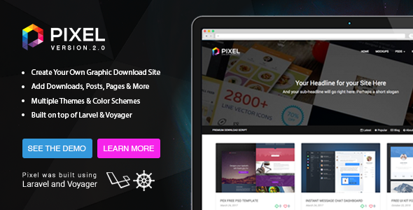 Pixel v2.0.5 - Premium Download Script » Premium Scripts, Plugins & Mobile