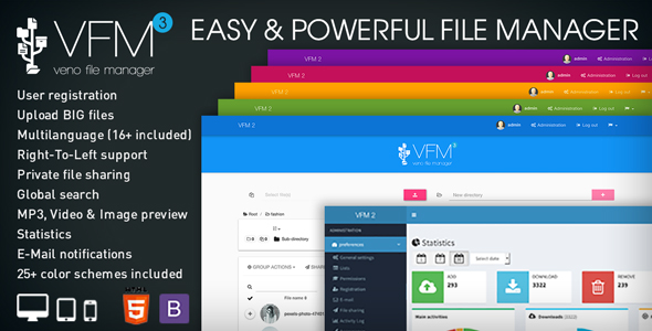 Veno File Manager v3.4.5 - host and share files » Premium Scripts, Plugins & Mobile