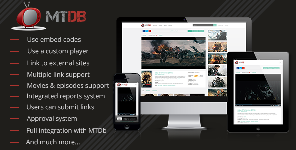 MTDb - Streaming Plugin v1.7.1 » Premium Scripts, Plugins & Mobile