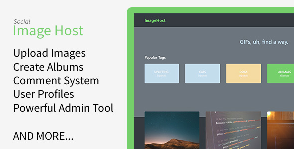 ImageHost v1.1.0 - Social Image Sharing » Premium Scripts, Plugins & Mobile