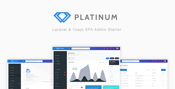 Platinum - Laravel & Vuejs SPA Admin Starter » Premium Scripts, Plugins & Mobile