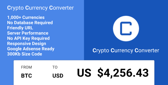 Crypto Currency Converter v1.0.7 » Premium Scripts, Plugins & Mobile