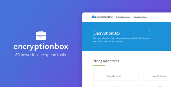 EncryptionBox - 59 Powerful Encryption Tools » Premium Scripts, Plugins & Mobile