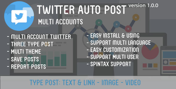 Twitter Auto Post Multi Accounts » Premium Scripts, Plugins & Mobile
