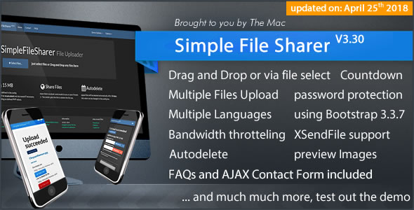 Simple File Sharer v3.30 » Premium Scripts, Plugins & Mobile