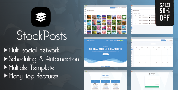 Stackposts v2.2 - Social Marketing Tool » Premium Scripts, Plugins & Mobile