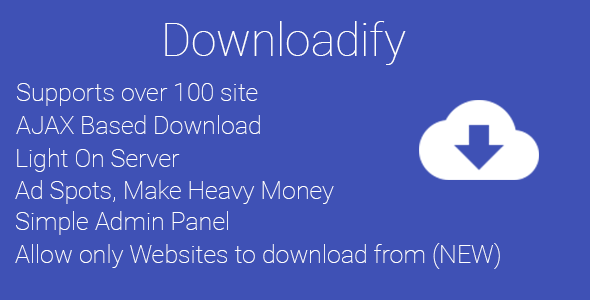 Downloadify - Video Downloader v1.0 » Premium Scripts, Plugins & Mobile