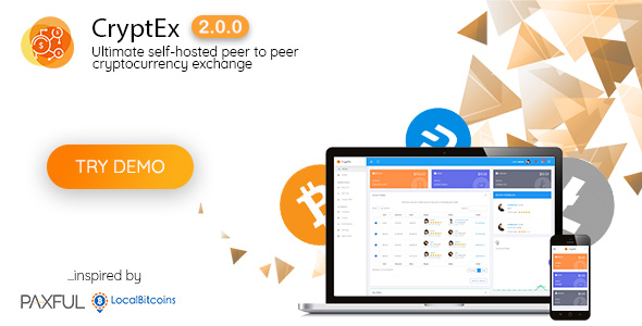 CryptEx - Ultimate peer to peer CryptoCurrency Exchange platform (with self-hosted wallets) » Premium Scripts, Plugins & Mobile