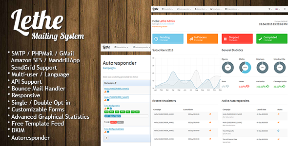 Lethe v2.2 - PHP Newsletter & Mailing System » Premium Scripts, Plugins & Mobile