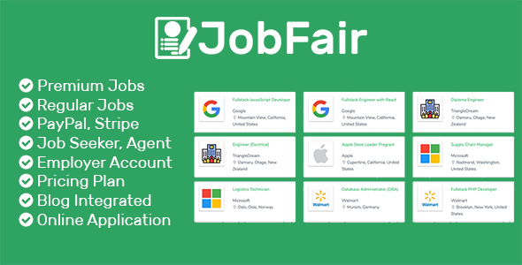 JobFair - Premium Laravel PHP Job Board Script » Premium Scripts, Plugins & Mobile