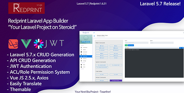 Redprint v1.6.32 - Laravel App Builder CRUD Generator Plus - nulled » Premium Scripts, Plugins & Mobile