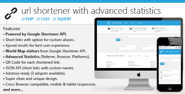 URL Shortener Script with Statistics v1.5 » Premium Scripts, Plugins & Mobile