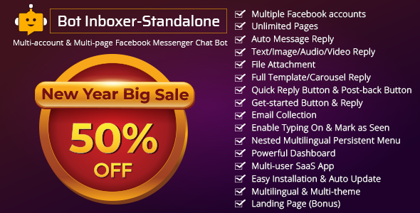 Bot Inboxer - Standalone v2.2 - Multi-account & Multi-page Facebook Messenger Chat Bot - nulled » Premium Scripts, Plugins & Mobile