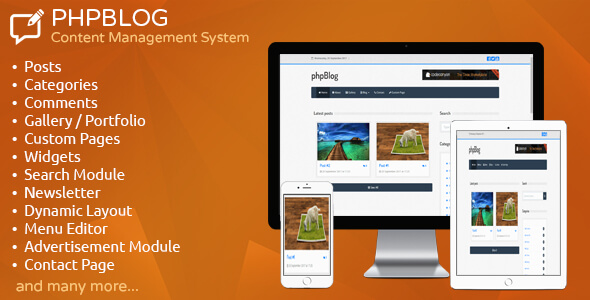 phpBlog v1.2 - Content Management System » Premium Scripts, Plugins & Mobile