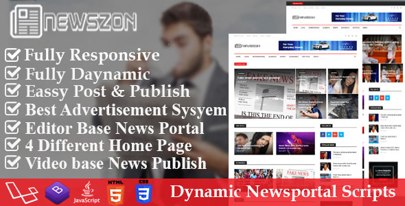 News Paper - Dynamic News, Magazine and Blog Portal Script &raquo; Premium Scripts, Plugins &amp; Mobile
