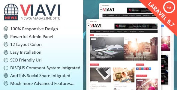 Viavi v1.0.3 - News, Magazine, Blog Script » Premium Scripts, Plugins & Mobile