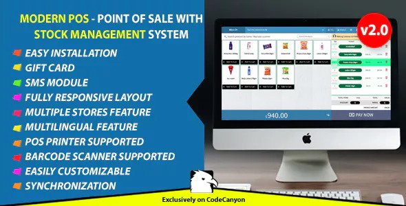 Modern POS v2.0 - Point of Sale with Stock Management System » Premium Scripts, Plugins & Mobile