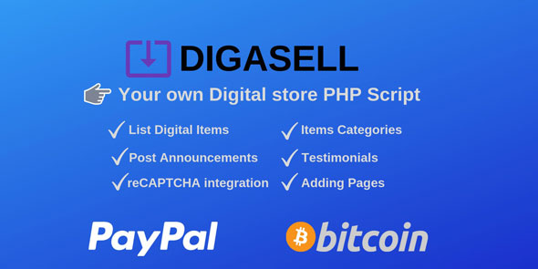 DigaSell - Digital store PHP Script » Premium Scripts, Plugins & Mobile