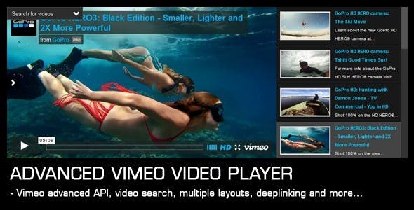 Advanced Vimeo Video Player &raquo; Premium Scripts, Plugins &amp; Mobile