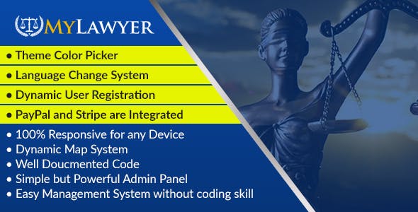 MyLawyer v1.0 - Dynamic Lawyer Directory System Script - nulled » Premium Scripts, Plugins & Mobile