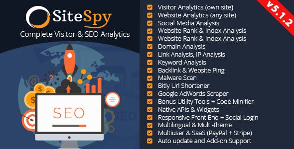 SiteSpy v5.1.2 - The Most Complete Visitor Analytics & SEO Tools - nulled &raquo; Premium Scripts, Plugins &amp; Mobile