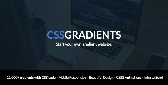 CSSGradients - Responsive CSS Gradient Script » Premium Scripts, Plugins & Mobile
