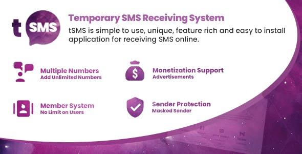 tSMS v1.9 - Temporary SMS Receiving System » Premium Scripts, Plugins & Mobile