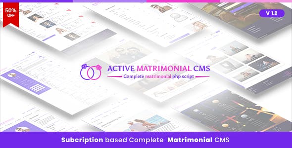 Active Matrimonial CMS v1.9 » Premium Scripts, Plugins & Mobile