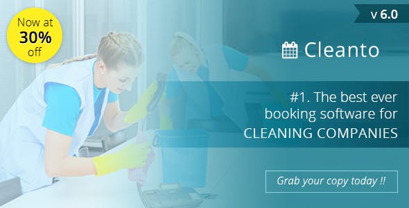 Cleanto v6.0 - software with booking system for cleaner service companies - nulled &raquo; Premium Scripts, Plugins &amp; Mobile