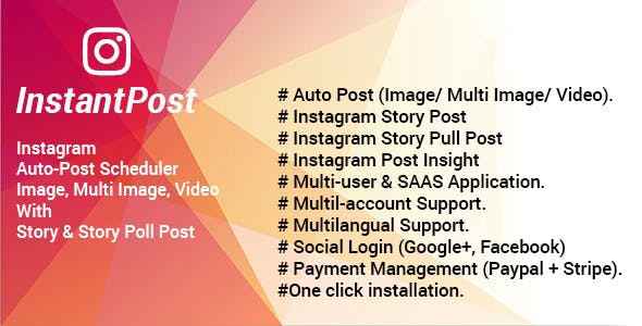 Instantpost v1.4 - Instagram Posting Solution » Premium Scripts, Plugins & Mobile