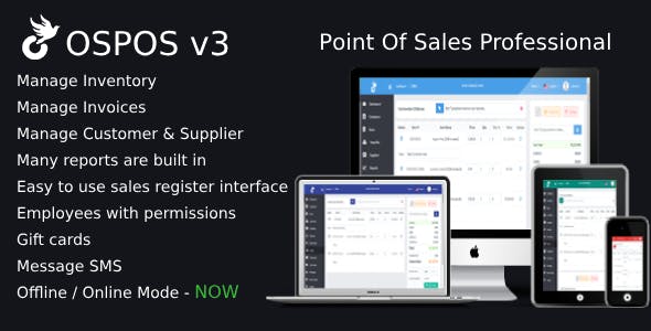 OSPOS Professional (online & offline) v3.3.0 &raquo; Premium Scripts, Plugins &amp; Mobile