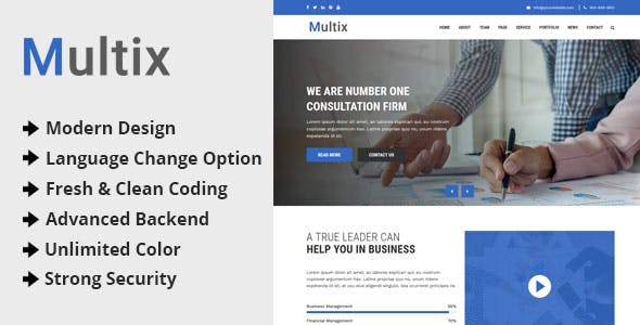 Multix v2.4 - Multipurpose Website CMS with Codeigniter » Premium Scripts, Plugins & Mobile