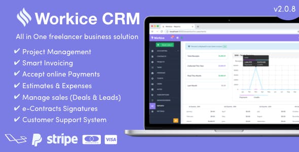 Workice v2.0.5 - The Ultimate Freelancer CRM » Premium Scripts, Plugins & Mobile