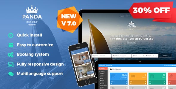 Panda Resort v7.1.5 - CMS for Single Hotel - Booking System » Premium Scripts, Plugins & Mobile